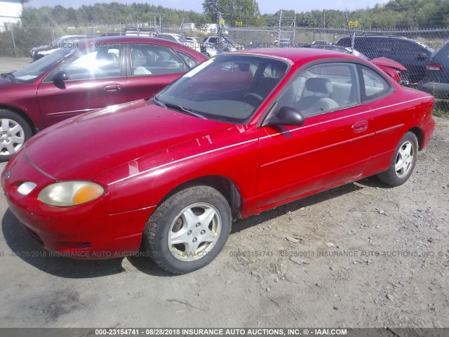 3FAKP1135WR211390 - 1998 FORD ESCORT ZX2/SPORT RED photo 2