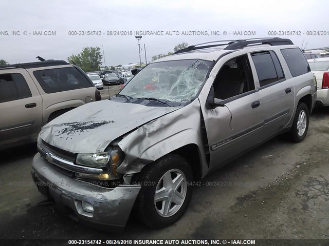 1GNET16S226104279 - 2002 CHEVROLET TRAILBLAZER EXT TAN photo 2