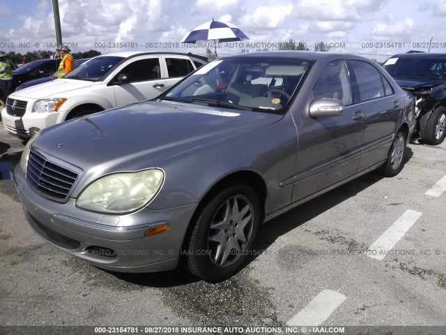 WDBNG70J53A331849 - 2003 MERCEDES-BENZ S 430 GRAY photo 2