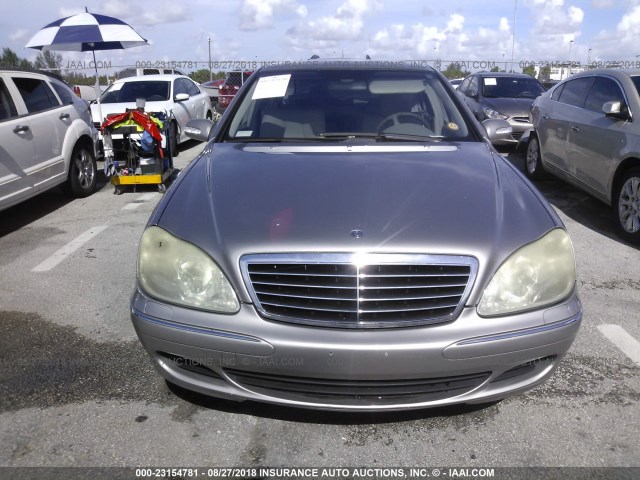 WDBNG70J53A331849 - 2003 MERCEDES-BENZ S 430 GRAY photo 6