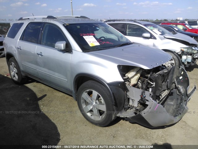 1GKKRRED2BJ412632 - 2011 GMC ACADIA SLT-1 Srebrny zdjęcie 1
