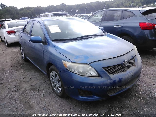 1NXBU4EE0AZ230054 - 2010 TOYOTA COROLLA S/LE/XLE Light Blue photo 1