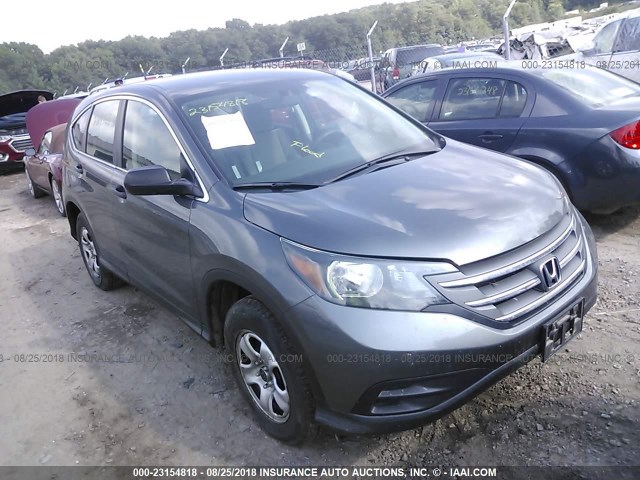 5J6RM4H35CL050164 - 2012 HONDA CR-V LX GRAY photo 1