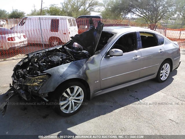 JNKAY01E78M602355 - 2008 INFINITI M35 SPORT SILVER photo 2