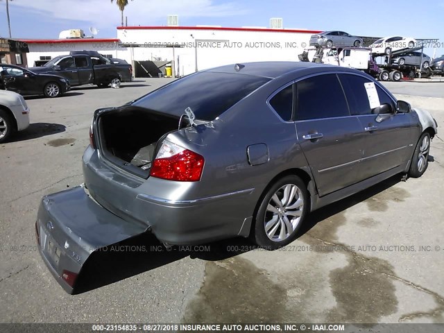 JNKAY01E78M602355 - 2008 INFINITI M35 SPORT SILVER photo 4