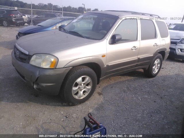 4F2YU08102KM62988 - 2002 MAZDA TRIBUTE LX/ES 金色 照片 2