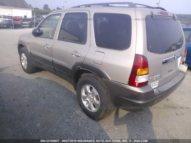 4F2YU08102KM62988 - 2002 MAZDA TRIBUTE LX/ES 金色 照片 3