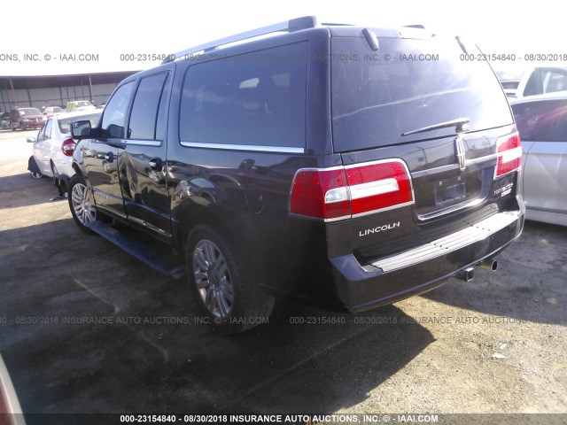 5LMJJ3J5XDEL05326 - 2013 LINCOLN NAVIGATOR L Dark Brown photo 3