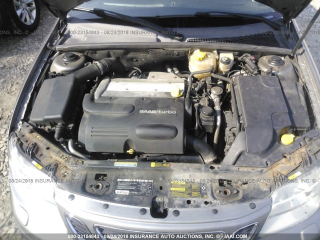 YS3FB49S931021601 - 2003 SAAB 9-3 LINEAR GRAY photo 10