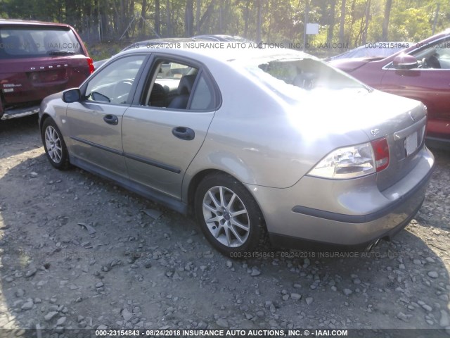 YS3FB49S931021601 - 2003 SAAB 9-3 LINEAR GRAY photo 3