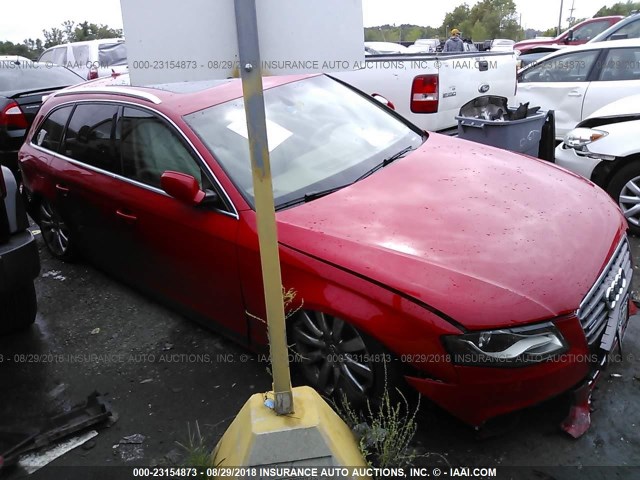 WAUWFAFLXAA006428 - 2010 AUDI A4 PREMIUM PLUS RED photo 1