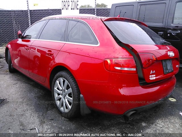 WAUWFAFLXAA006428 - 2010 AUDI A4 PREMIUM PLUS RED photo 3