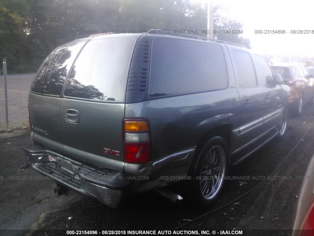 3GKFK16T4YG185063 - 2000 GMC YUKON XL K1500 GRAY photo 4