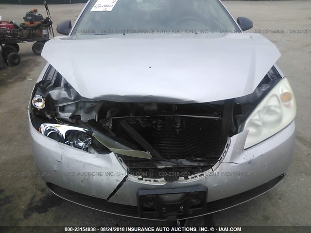 1G2ZG57B084231822 - 2008 PONTIAC G6 SE ვერცხლისფერი ფოტო 6