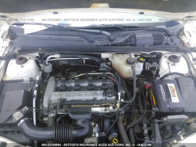 1G1ZS58F87F158125 - 2007 CHEVROLET MALIBU LS Ақ фото 10