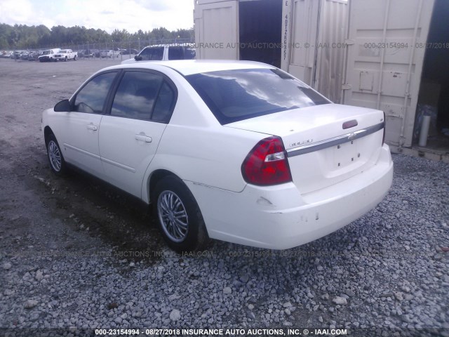 1G1ZS58F87F158125 - 2007 CHEVROLET MALIBU LS Ақ фото 3