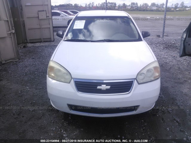 1G1ZS58F87F158125 - 2007 CHEVROLET MALIBU LS Ақ фото 6