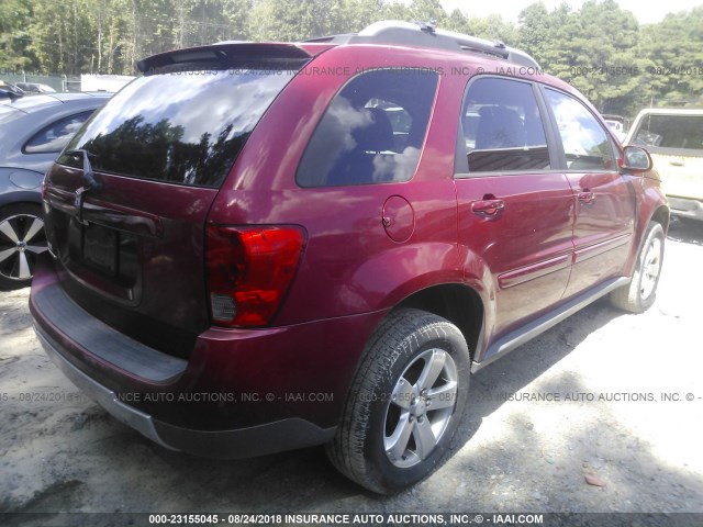 2CKDL63FX66088866 - 2006 PONTIAC TORRENT RED photo 4