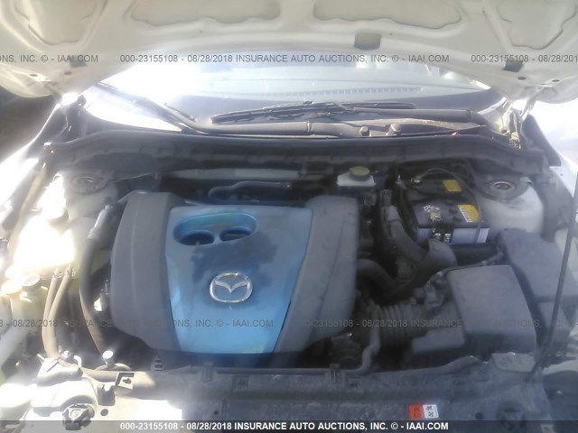 JM1BL1M81C1634700 - 2012 MAZDA 3 I თეთრი ფოტო 10