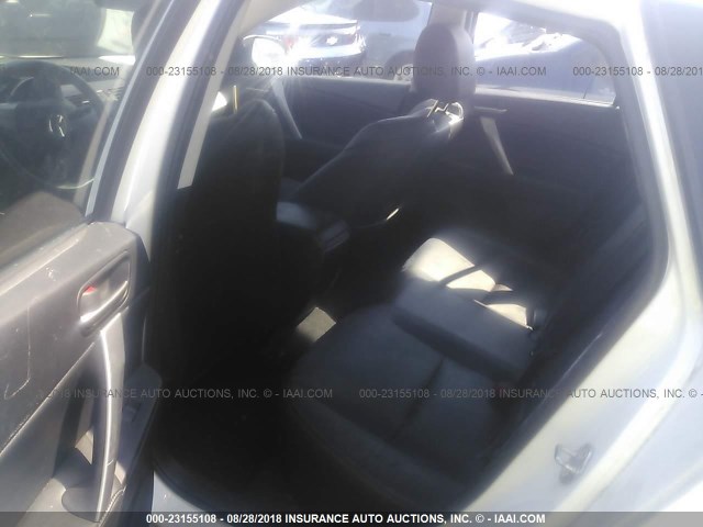 JM1BL1M81C1634700 - 2012 MAZDA 3 I თეთრი ფოტო 8