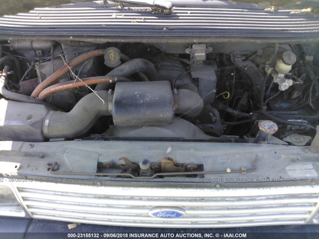 1FTCA14U0HZB25505 - 1987 FORD AEROSTAR BLUE photo 10