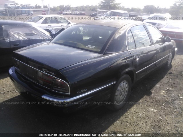 1G4CU5216W4627576 - 1998 BUICK PARK AVENUE ULTRA BLACK photo 4