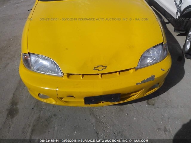 1G1JH12F727455774 - 2002 CHEVROLET CAVALIER LS SPORT YELLOW photo 6