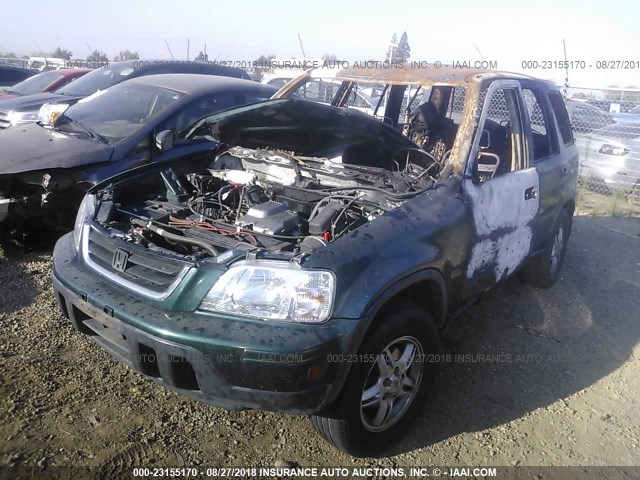 JHLRD18781S004213 - 2001 HONDA CR-V SE/LE GREEN photo 2