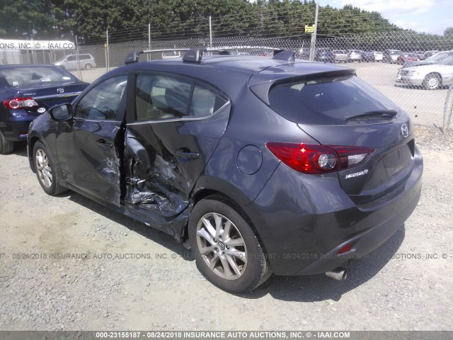 3MZBM1N79GM250205 - 2016 MAZDA 3 GRAND TOURING GRAY photo 3