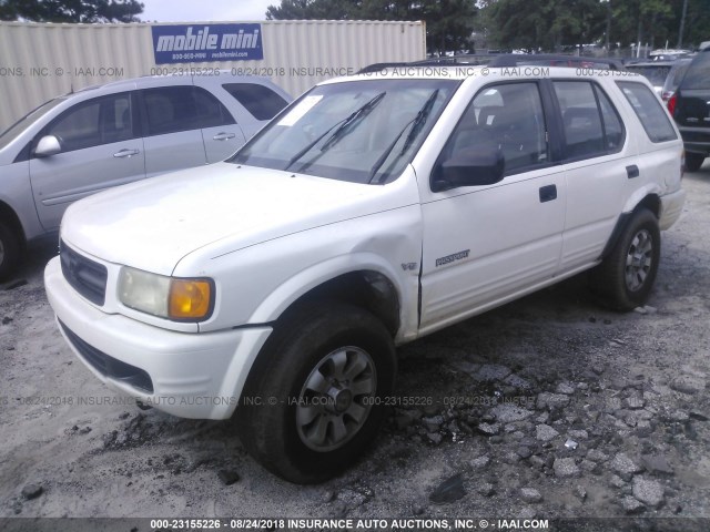 4S6CM58W1W4421222 - 1998 HONDA PASSPORT EX/LX 白色 照片 2