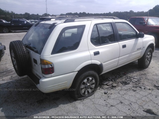 4S6CM58W1W4421222 - 1998 HONDA PASSPORT EX/LX 白色 照片 4