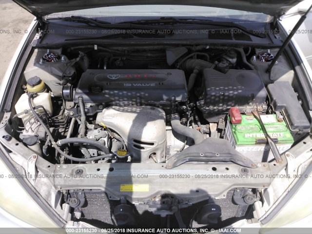 4T1BE32K92U001889 - 2002 TOYOTA CAMRY LE/XLE/SE Күміс фото 10