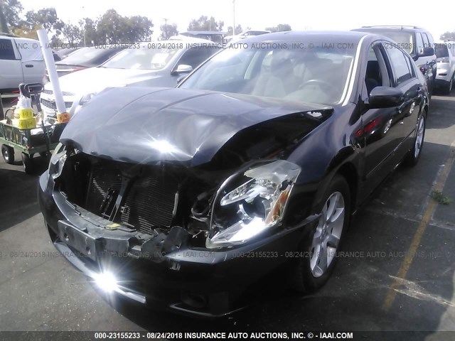 1N4BA41E78C838680 - 2008 NISSAN MAXIMA SE/SL BLACK photo 2