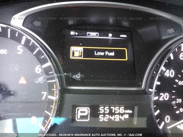 5N1AR2MM6FC671226 - 2015 NISSAN PATHFINDER S/SV/SL/PLATINUM RED photo 7