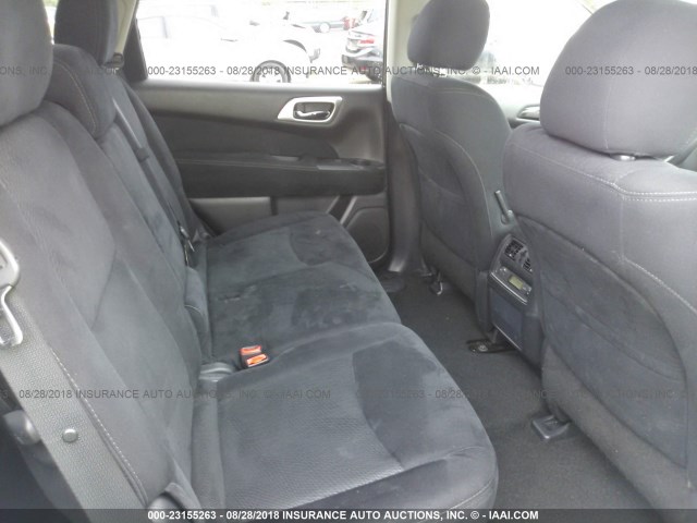 5N1AR2MM6FC671226 - 2015 NISSAN PATHFINDER S/SV/SL/PLATINUM RED photo 8