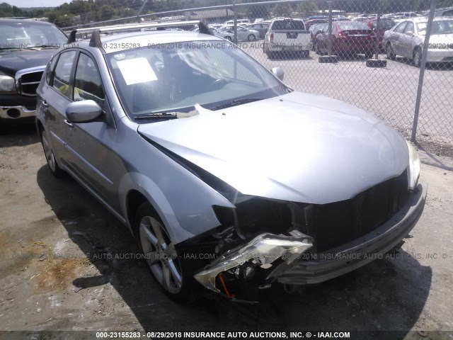 JF1GH63638H815547 - 2008 SUBARU IMPREZA OUTBACK SPORT SILVER photo 1