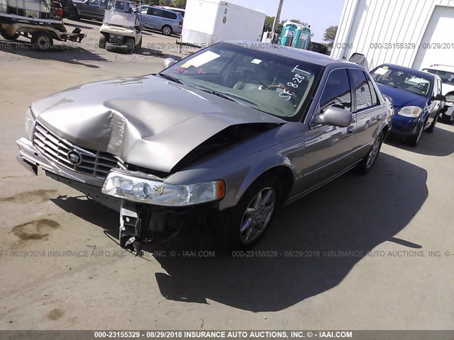 1G6KY5499YU229503 - 2000 CADILLAC SEVILLE STS BROWN photo 2