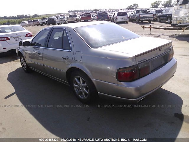 1G6KY5499YU229503 - 2000 CADILLAC SEVILLE STS BROWN photo 3