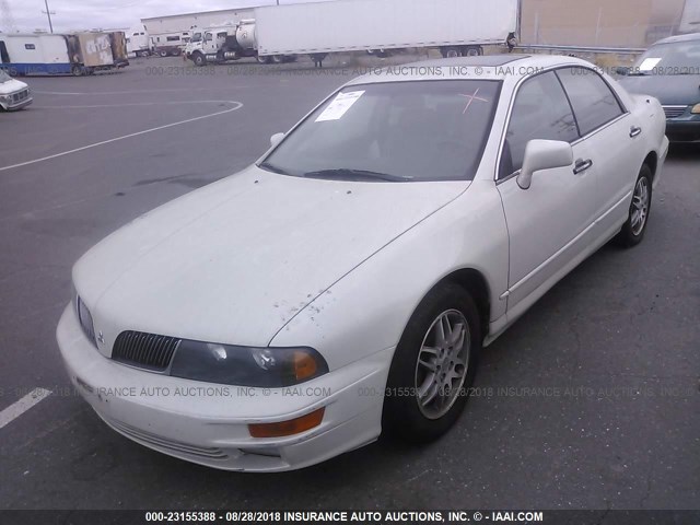 6MMAP67PX3T012381 - 2003 MITSUBISHI DIAMANTE LS WHITE photo 2