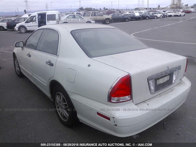 6MMAP67PX3T012381 - 2003 MITSUBISHI DIAMANTE LS WHITE photo 3