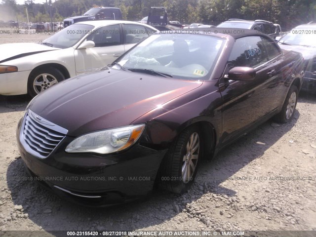 1C3BCBEB7DN511997 - 2013 CHRYSLER 200 TOURING BROWN photo 2