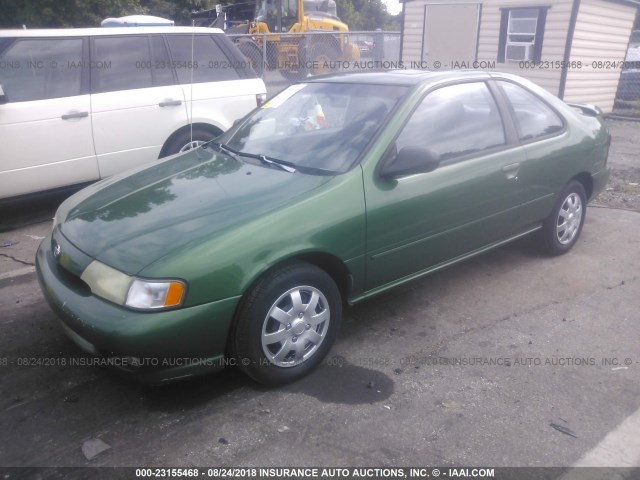 1N4AB42D7WC515886 - 1998 NISSAN 200SX SE GREEN photo 2