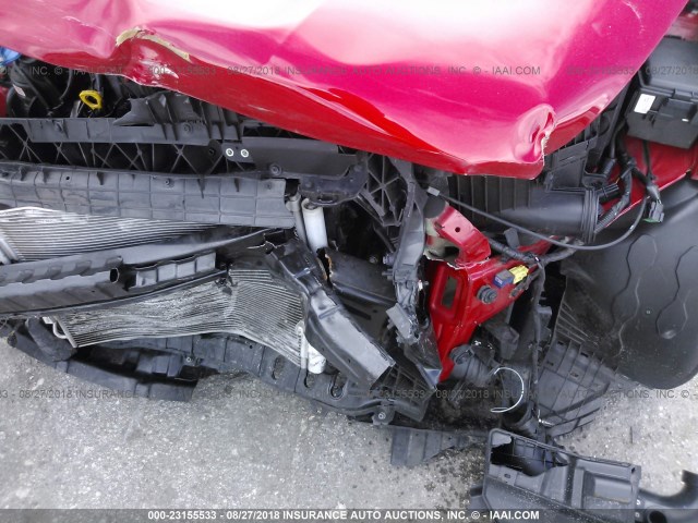 KNADN5A39D6201775 - 2013 KIA RIO EX/SX RED photo 6