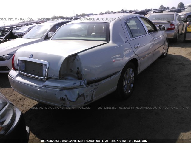 1LNHM82W55Y664113 - 2005 LINCOLN TOWN CAR SIGNATURE LIMITED BEIGE photo 4