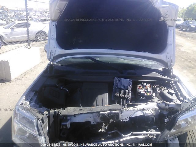 2GKALMEK7G6203020 - 2016 GMC TERRAIN SLE ვერცხლისფერი ფოტო 10