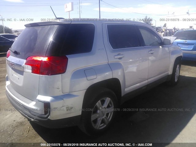 2GKALMEK7G6203020 - 2016 GMC TERRAIN SLE ვერცხლისფერი ფოტო 4