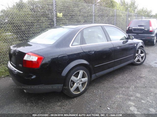 WAULT68E73A296279 - 2003 AUDI A4 3.0 QUATTRO BLACK photo 4