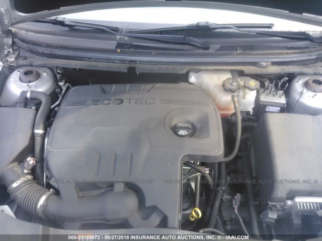 1G1ZB5E01CF252759 - 2012 CHEVROLET MALIBU LS 银色 照片 10