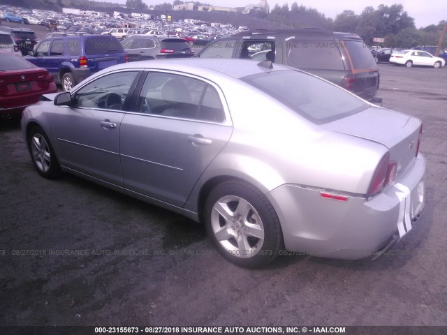 1G1ZB5E01CF252759 - 2012 CHEVROLET MALIBU LS 银色 照片 3