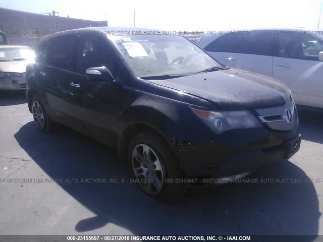 2HNYD28619H511165 - 2009 ACURA MDX TECHNOLOGY BLACK photo 1